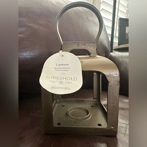 Threshold Bronze Metal Lantern NWT